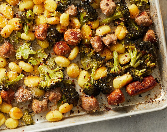 Crispy Gnocchi With Sausage and Broccoli