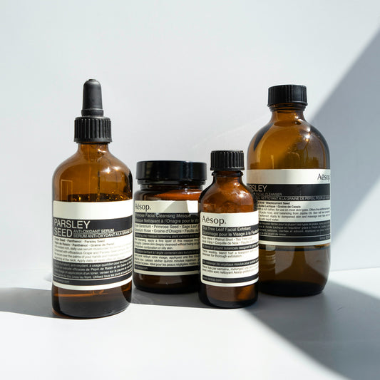 Aesop skincare products